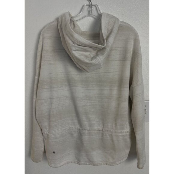 Lululemon Hold Your Om Hoodie Zip Up Jacket Hood Greige Size 6 Heathered - Picture 15 of 15